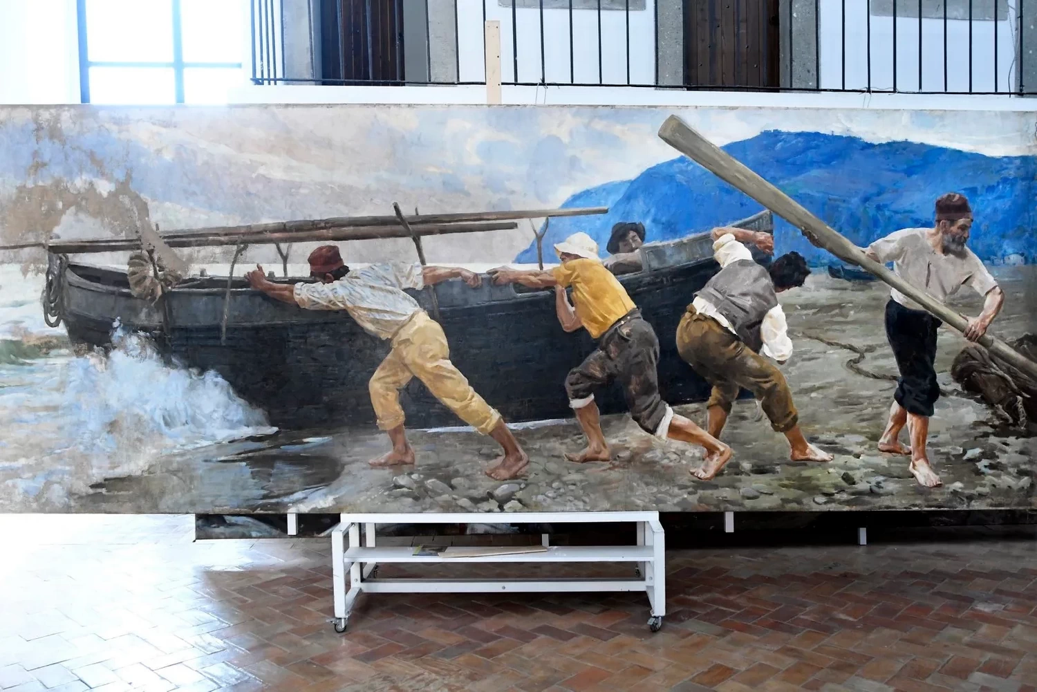 Epopea della pesca - nell’ex Carcere maschile del San Michele durante i restauri